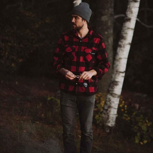 COUNTRY LIBERTY | Red Plaid Fleece Unisex XS ~ NWOT - Picture 2 of 5